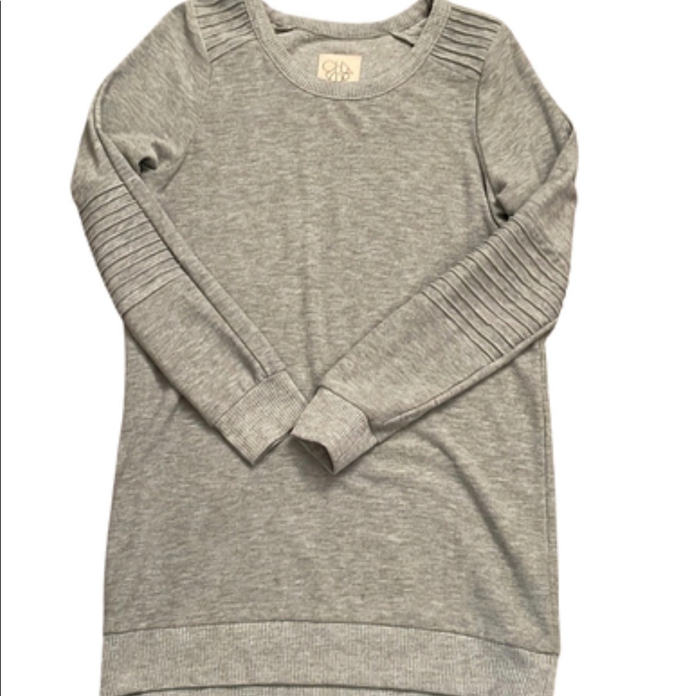 Chaser Brand Cozy Knit Moto Sweatshirt